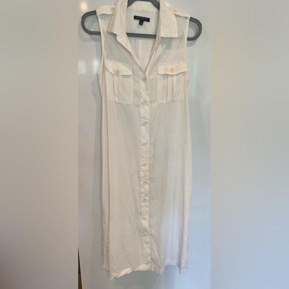 EUC BANANA REPUBLIC BUTTON DOWN DRESS - Picture 1 of 3